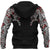 Viking Raven Tatoo Blood Ver 2 Hoodie A15 RLT12 - Wonder Print Shop