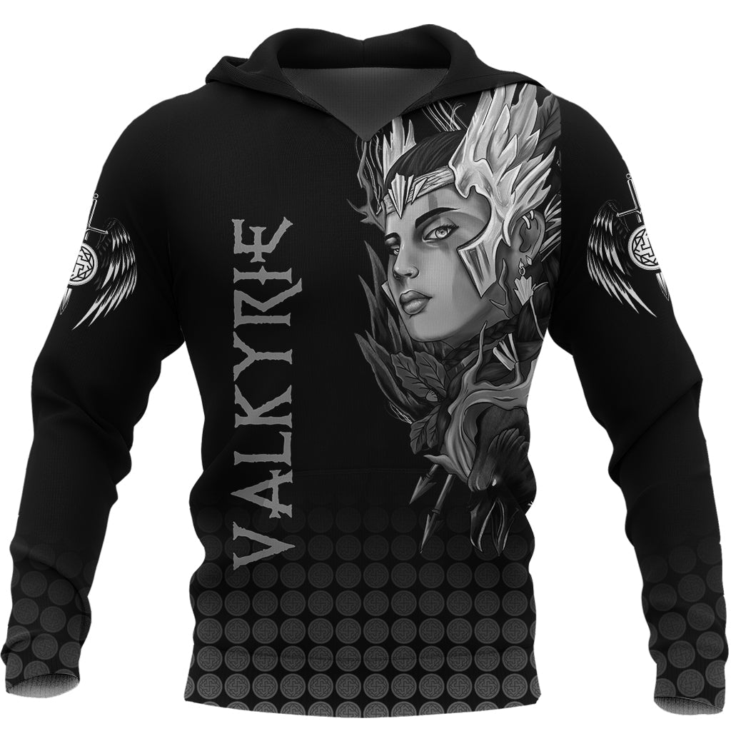 Viking Hoodie Valkyrie RLT12 - Wonder Print Shop