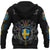 Custom Viking Sweden Flag and Map Zip Hoodie style Viking Geri and Freki RLT12 - Wonder Print Shop