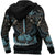 Viking Zip Hoodie - Isaz Rune RLT12 - Wonder Print Shop