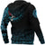 Viking Zip Hoodie - Raven Celtic Cyan Tattoo RLT12 - Wonder Print Shop