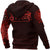 Viking Hoodie Fenrir Wolf Red RLT12 - Wonder Print Shop