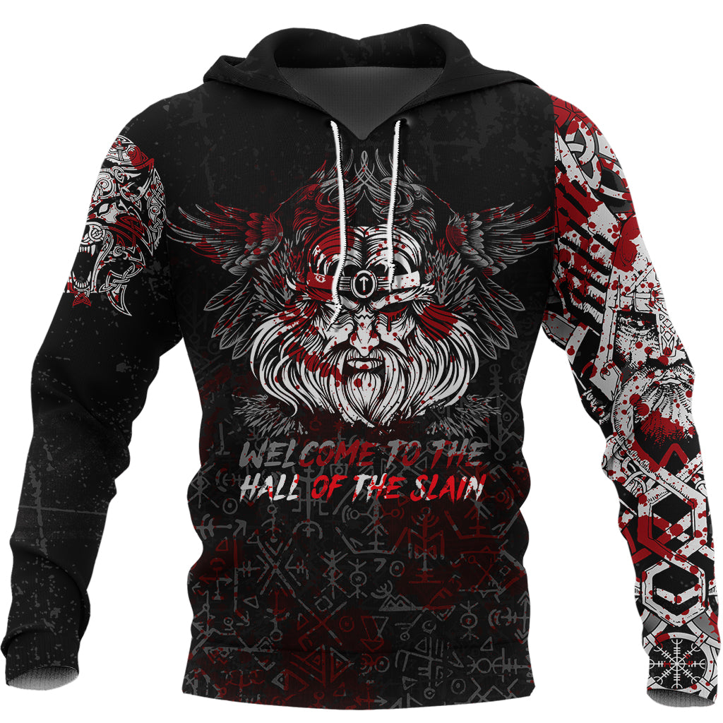 Viking Odin Viking Hoodie Blood RLT12 - Wonder Print Shop