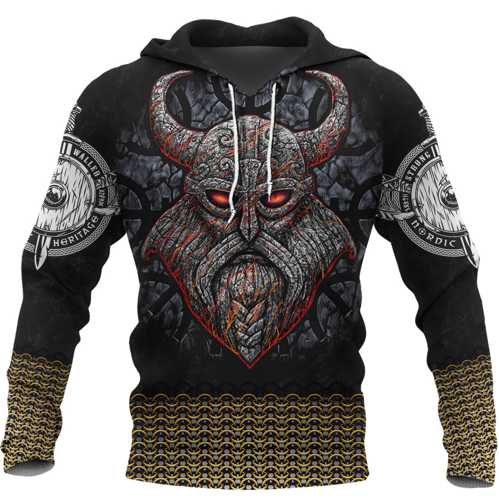 Viking Hoodie Armor Odin RLT12 - Wonder Print Shop