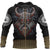 Viking Zip Hoodie - Armor Odin RLT12 - Wonder Print Shop