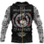 Viking Zip Hoodie - Raven and Skull RLT12 - Wonder Print Shop