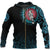 Viking Zip Hoodie - Raven Celtic Cyan Tattoo RLT12 - Wonder Print Shop