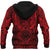 Viking Hoodie Valknut and Dragon Tattoo Red RLT12 - Wonder Print Shop