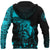 Viking Zip Hoodie - Sleipnir Odin Cyan RLT12 - Wonder Print Shop