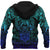 Viking Hoodie Hati and Skoll Tattoo Cyan RLT12 - Wonder Print Shop