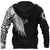 Custom Viking Zip Hoodie Mystical Raven Tattoo Special RLT12 - Wonder Print Shop