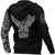 Viking Zip Hoodie - Dark Norse Wolf Tattoo RLT12 - Wonder Print Shop