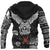 Viking Zip Hoodie - Odin and Raven Tattoo RLT12 - Wonder Print Shop