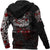 Viking Odin Viking Zip Hoodie Blood RLT12 - Wonder Print Shop