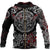 Viking Zip Hoodie, Raven Blood RLT12 - Wonder Print Shop