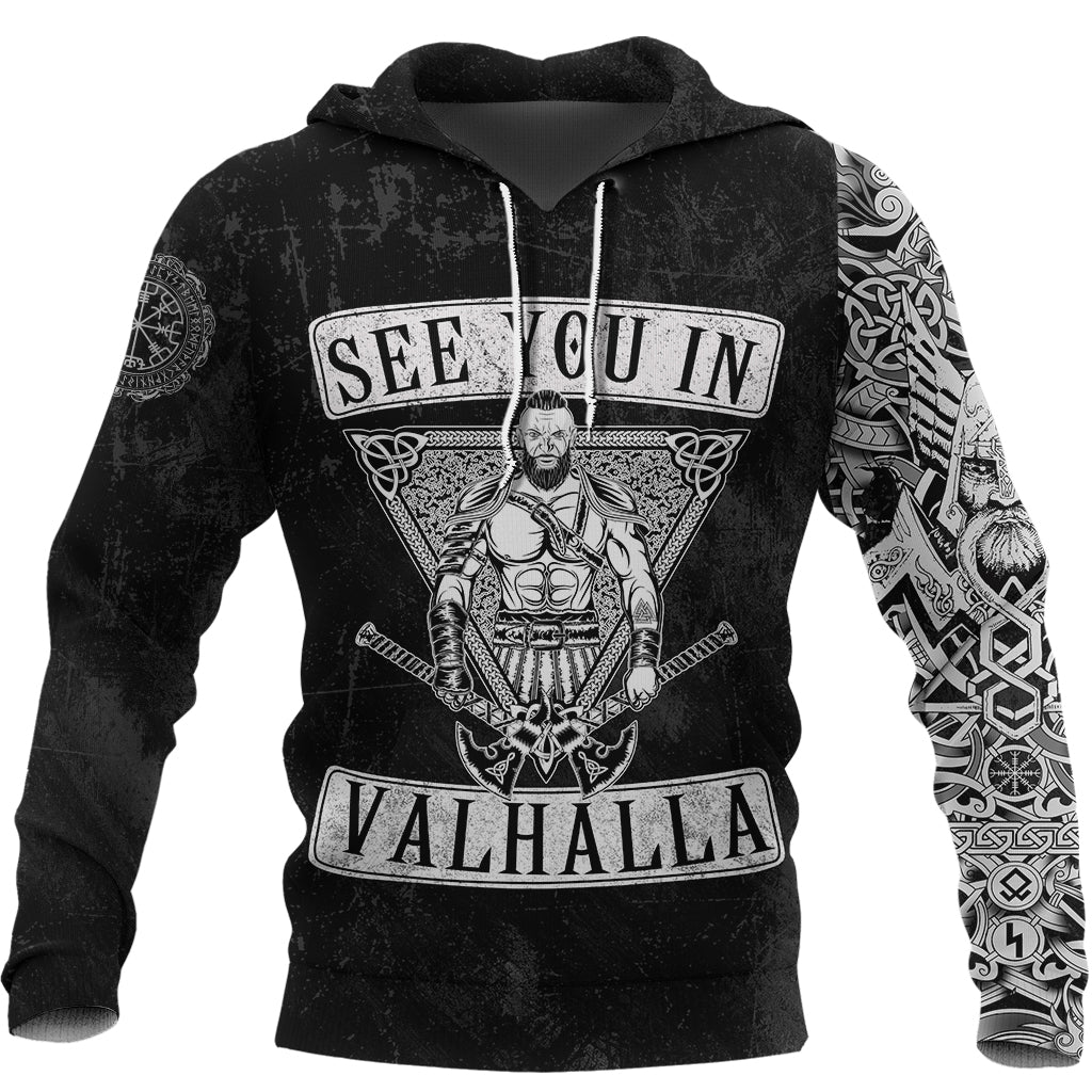 Viking Hoodie See You In Valhalla RLT12 - Wonder Print Shop