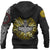 Viking Zip Hoodie - Fenrir Fight Mjolnir Of Thor On Helm Of Awe RLT12 - Wonder Print Shop