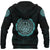 Viking Zip Hoodie - Viking Bear Claws Cyan Tattoo RLT12 - Wonder Print Shop