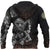 Viking Zip Hoodie Bear Claws and Viking Hammer RLT12 - Wonder Print Shop