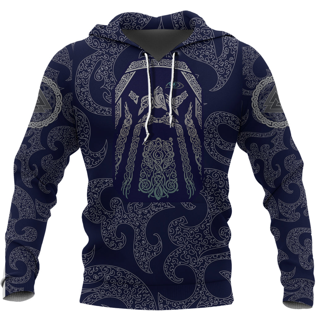 Viking Hoodie Odin God Tattoo RLT12 - Wonder Print Shop