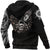 Viking Warrior Zip Hoodie Odin Tattoo RLT12 - Wonder Print Shop