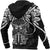 Viking Hoodie Njord and Dragon Tattoo RLT12 - Wonder Print Shop