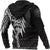 Viking Zip Hoodie Odin Raven and Fenrir On Hand RLT12 - Wonder Print Shop