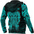 Viking Tyr Tattoo Cyan Hoodie RLT12 - Wonder Print Shop