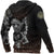 Viking Zip Hoodie Bear Claws and Viking Hammer RLT12 - Wonder Print Shop