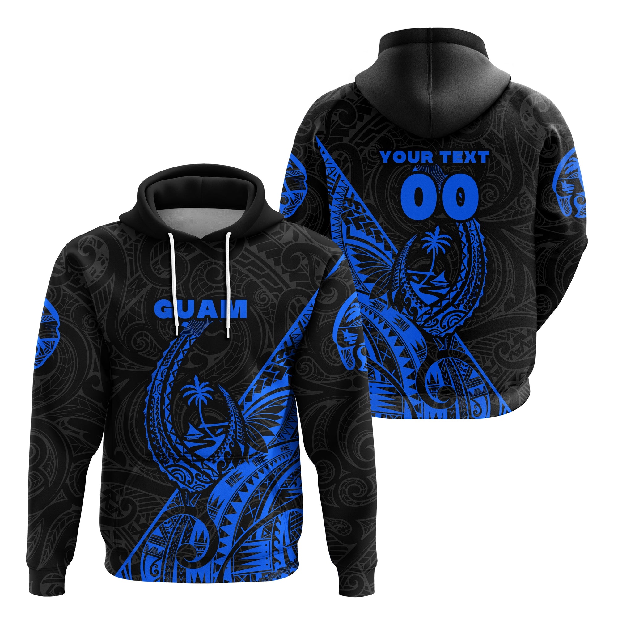 custom-personalised-guam-rugby-hoodie-polynesian-patterns-style-blue