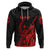 Custom Guam Rugby Hoodie Polynesian Patterns Style Red LT16 - Wonder Print Shop