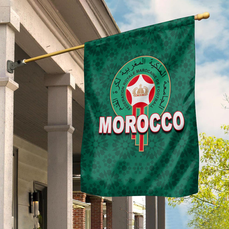 Morocco Soccer Flag World Cup Champions Green Style No.1 LT6 - Wonder Print Shop