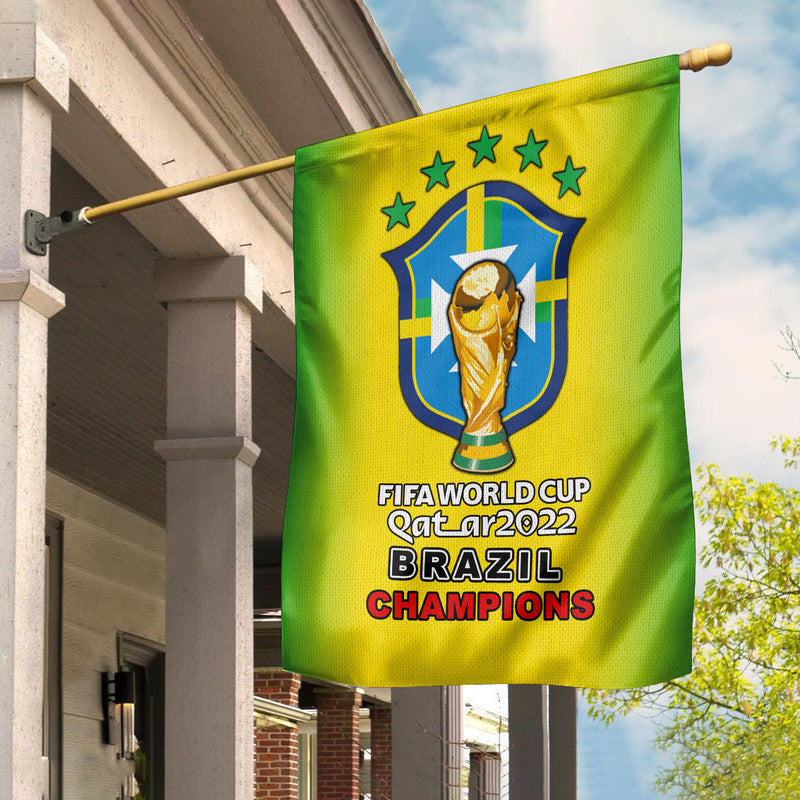 Brazil Soccer Flag World Cup Champions LT6 - Wonder Print Shop