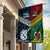 New Zealand and Vanuatu Flag Together Blue LT8 - Wonder Print Shop