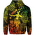 Custom Hawaii Hula Girl Polynesian Zip Hoodie Unique Style Reggae LT8 - Wonder Print Shop