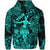 Custom Hawaii Hula Girl Polynesian Zip Hoodie Unique Style Turquoise LT8 - Wonder Print Shop