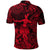 Polynesian Polo Shirt with Hula Girl Unique Style Red LT8 - Wonder Print Shop