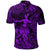 Polynesian Polo Shirt with Hula Girl Unique Style Purple LT8 - Wonder Print Shop