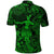 Polynesian Polo Shirt with Hula Girl Unique Style Green LT8 - Wonder Print Shop