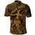 Custom Polynesian Polo Shirt with Hula Girl Unique Style Gold LT8 - Wonder Print Shop