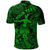 Custom Polynesian Polo Shirt with Hula Girl Unique Style Green LT8 - Wonder Print Shop