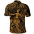 Polynesian Polo Shirt with Hula Girl Unique Style Gold LT8 - Wonder Print Shop