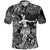 Polynesian Polo Shirt with Hula Girl Unique Style Black LT8 - Wonder Print Shop