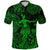 Custom Polynesian Polo Shirt with Hula Girl Unique Style Green LT8 - Wonder Print Shop