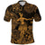 Polynesian Polo Shirt with Hula Girl Unique Style Gold LT8 - Wonder Print Shop