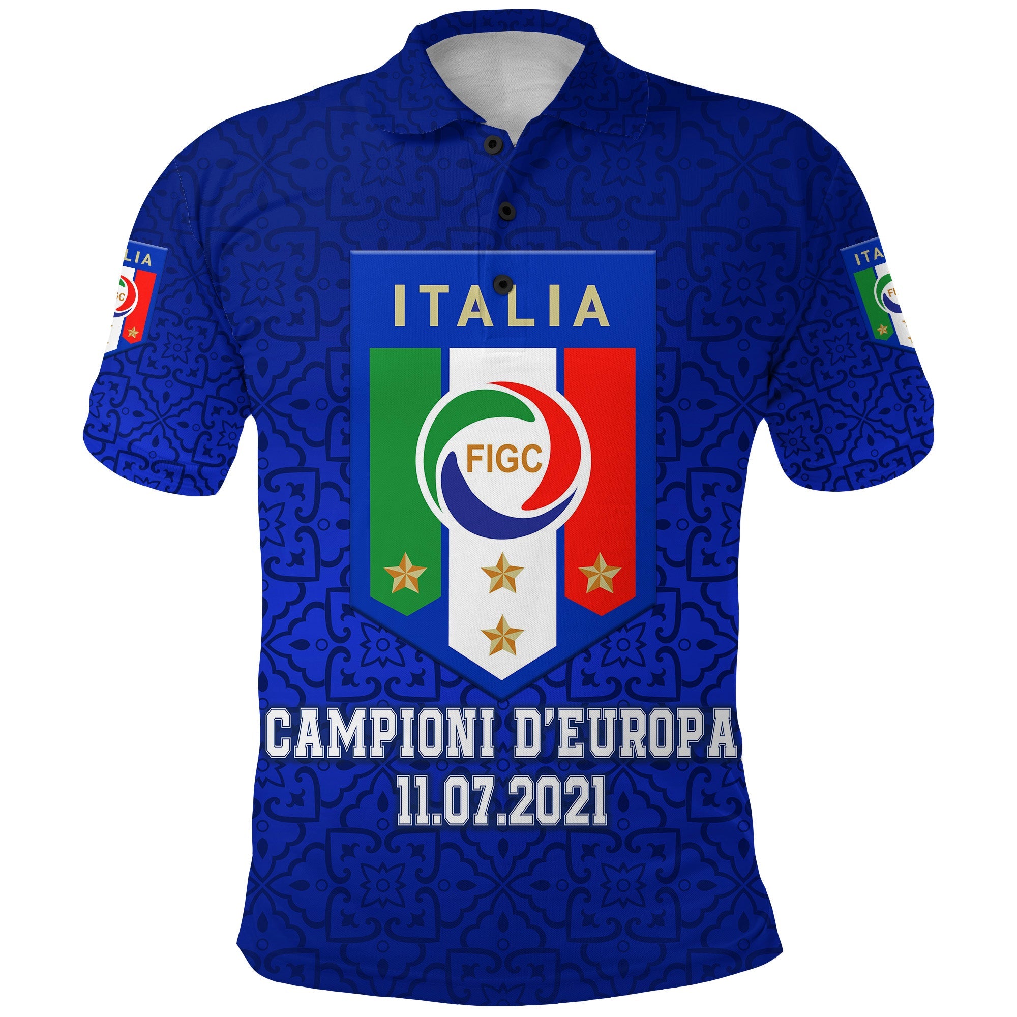 Italia Campioni DEuropa 11.07.2021 Polo Shirt LT8 - Wonder Print Shop