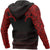 Viking Hoodie The Raven Of Odin Tattoo Special Red (Zip) RLT12 - Wonder Print Shop