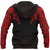 Viking Hoodie The Raven Of Odin Tattoo Special Red (Zip) RLT12 - Wonder Print Shop