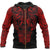 Viking Hoodie Tattoo All Over Print Red (Zip) RLT12 - Wonder Print Shop