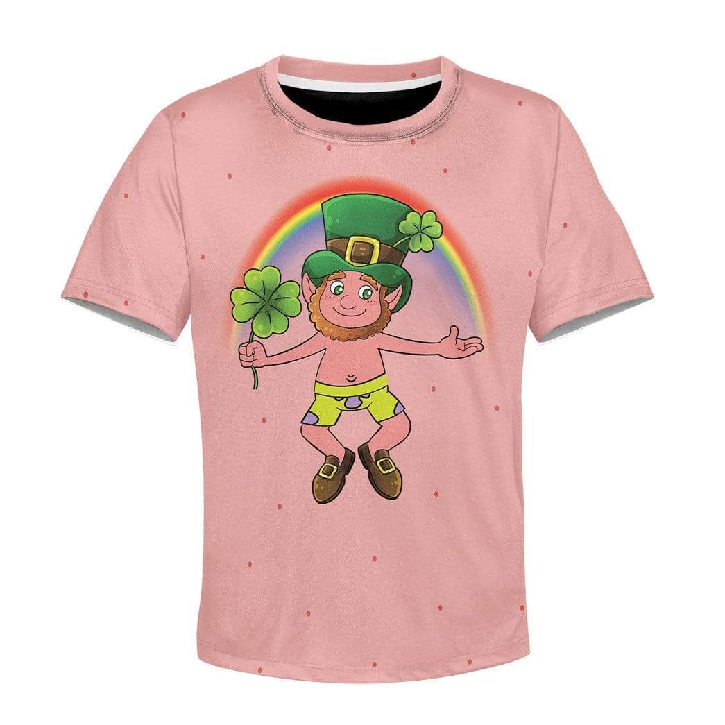 St Patrick's Day Elf Happy Patrick's Day KID T Shirt LT8 - Wonder Print Shop